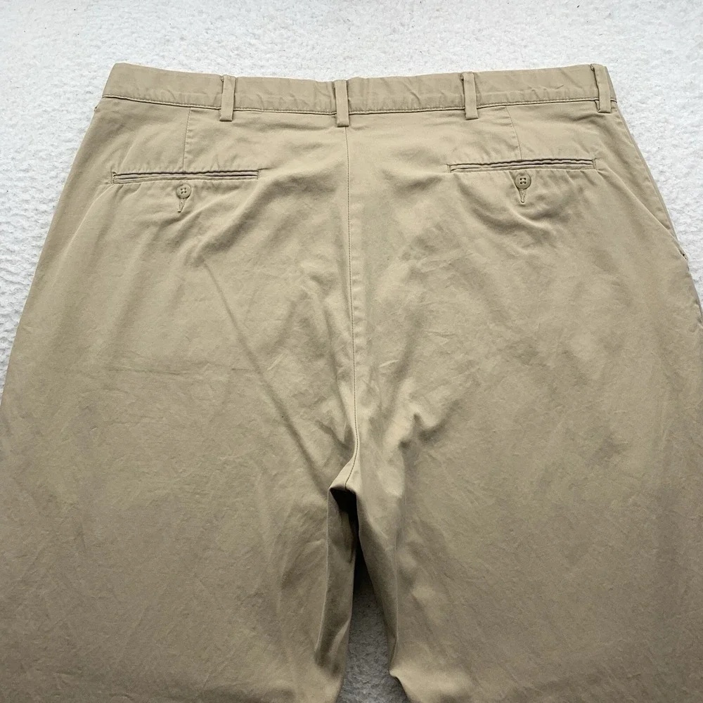 Polo Ralph Lauren Pants Mens 38x30 Beige Chino Khaki‎ Preppy Casual Flat Front